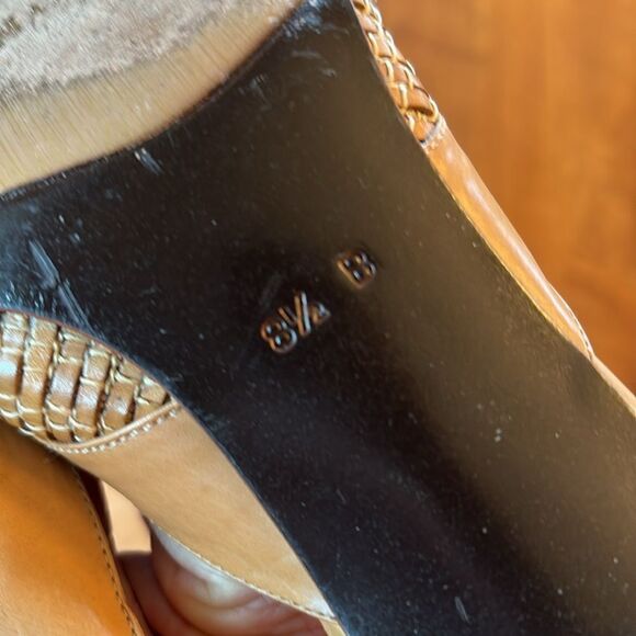 Women's COLE HAAN City Tan Woven Slip On - 8.5 - Picture 4 of 6